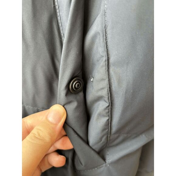 Everlane the Long Puffer Coat Jacket in Deep Navy Womens Size XS WITH FLAW - Picture 6 of 7